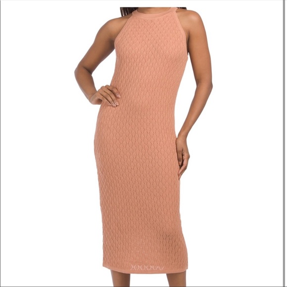 House of Harlow 1960 • Woven High Neck MIDI Dress - Picture 9 of 9